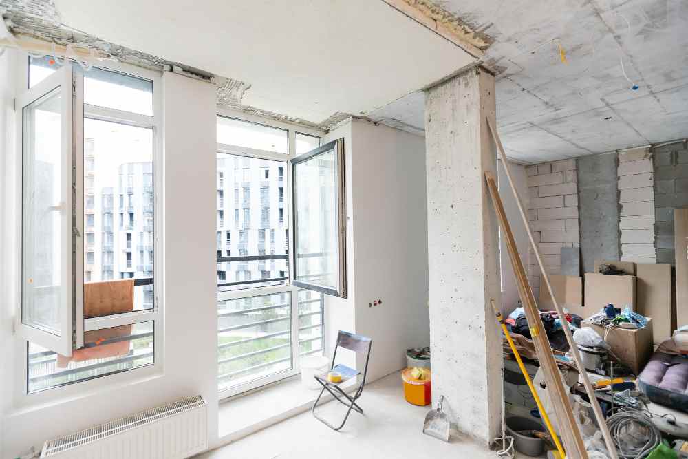 Renovation work is ongoing